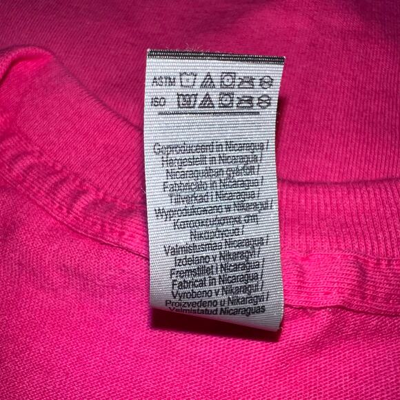 Pigeon Forge TN Sail Away Livin Salty Womens Dog Print T Shirt Top Pink Large - Picture 8 of 8